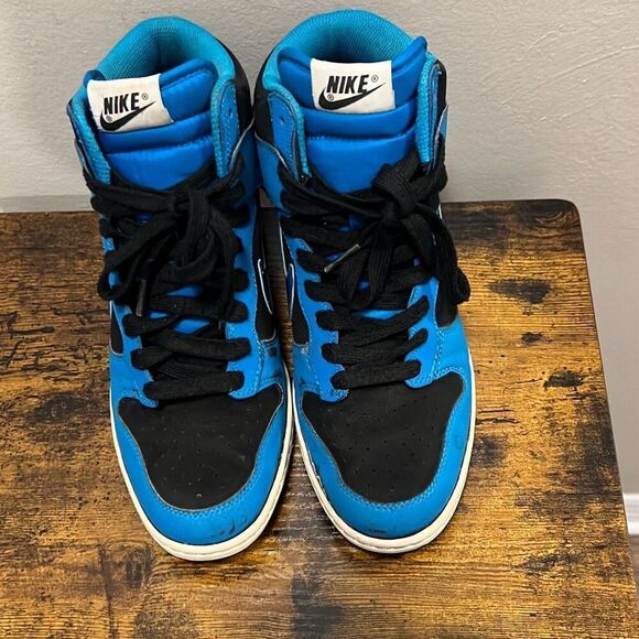 Nike Dunk ski high essential Black blue with hidden wedge size. Womens… - Picture 8 of 12